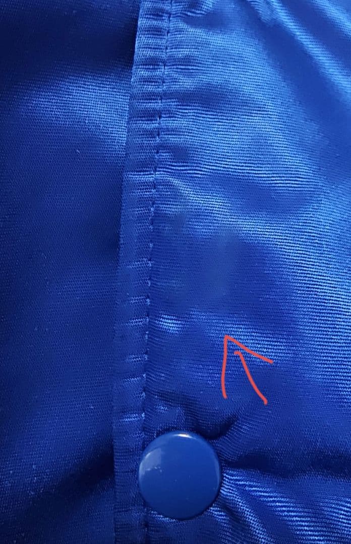 WARRIORS ボンバージャケット 青　L