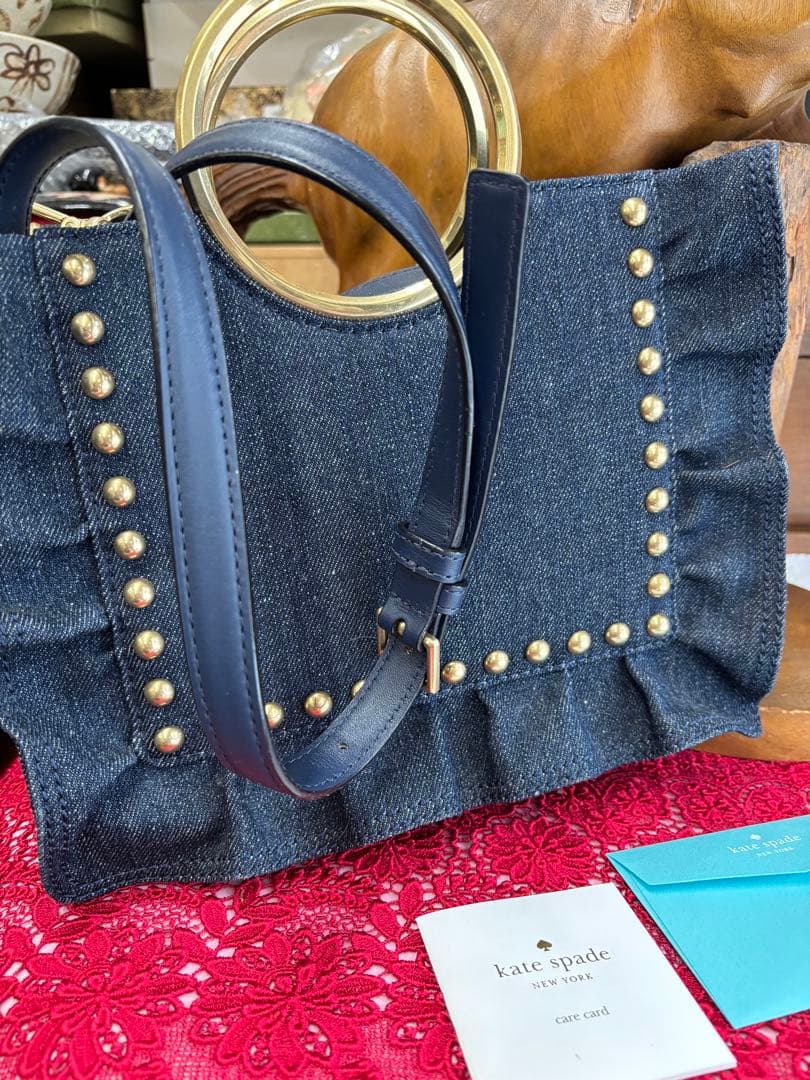 Kate Spade デニムショルダーバッグ