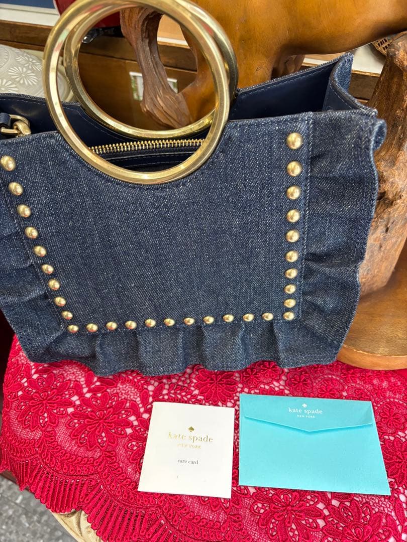 Kate Spade デニムショルダーバッグ
