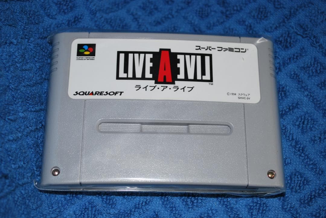 SFCソフト「ライブ・ア・ライブ」中古動作品の出品です。