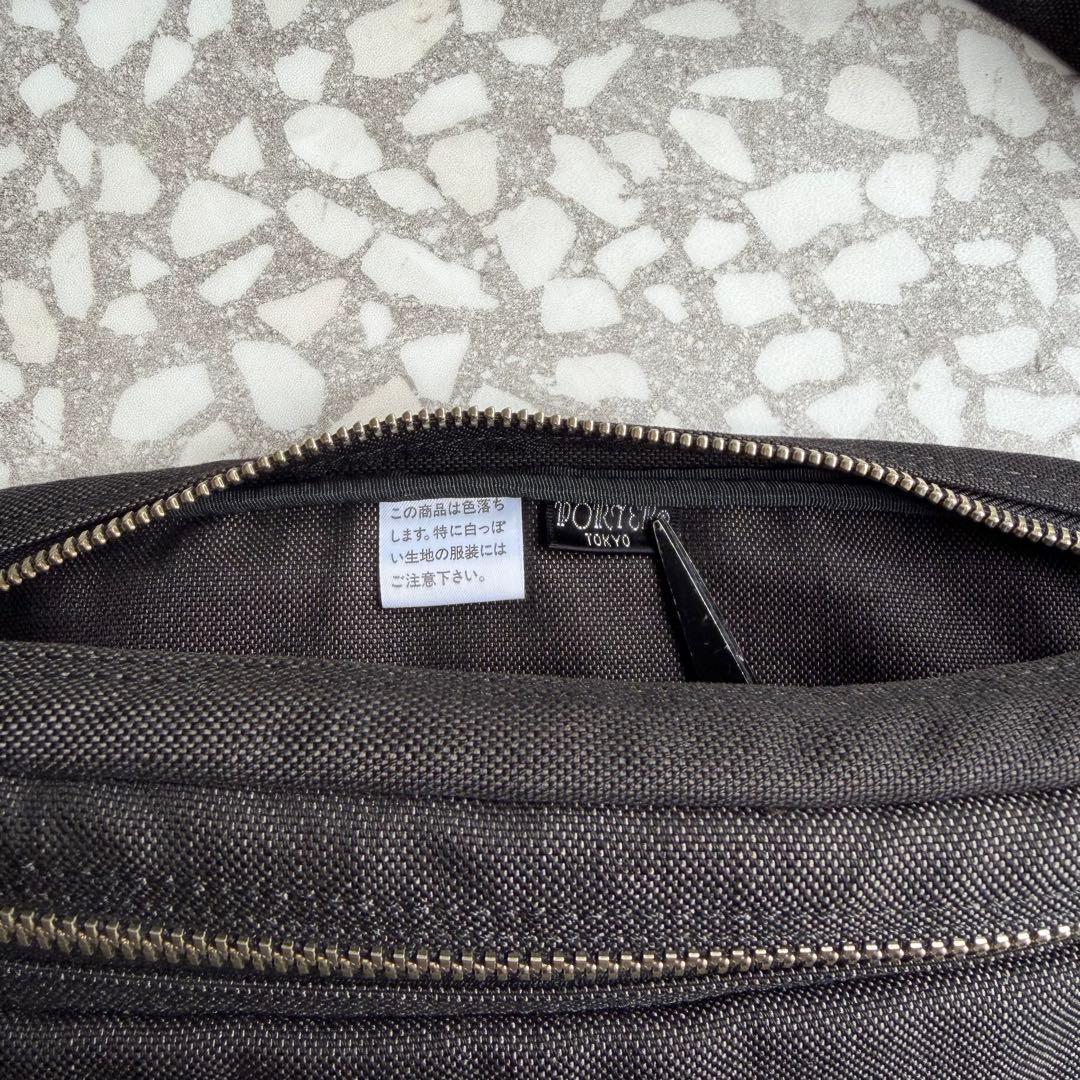 【長さ調整可能、渋め】PORTERハンドバッグ鞄古着アーカイブ年代問わずポーチ