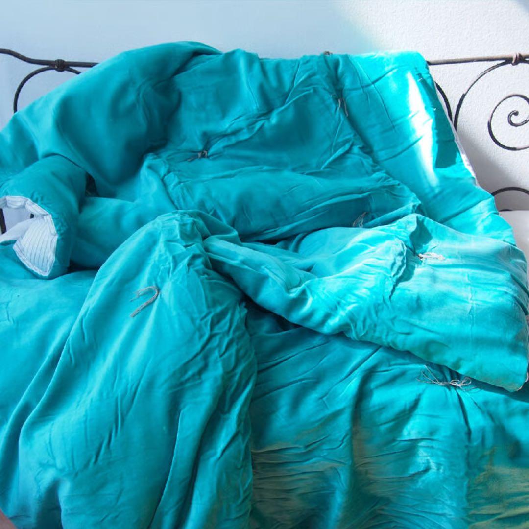 bagaille バガイユ キルト Turquoise　100x190