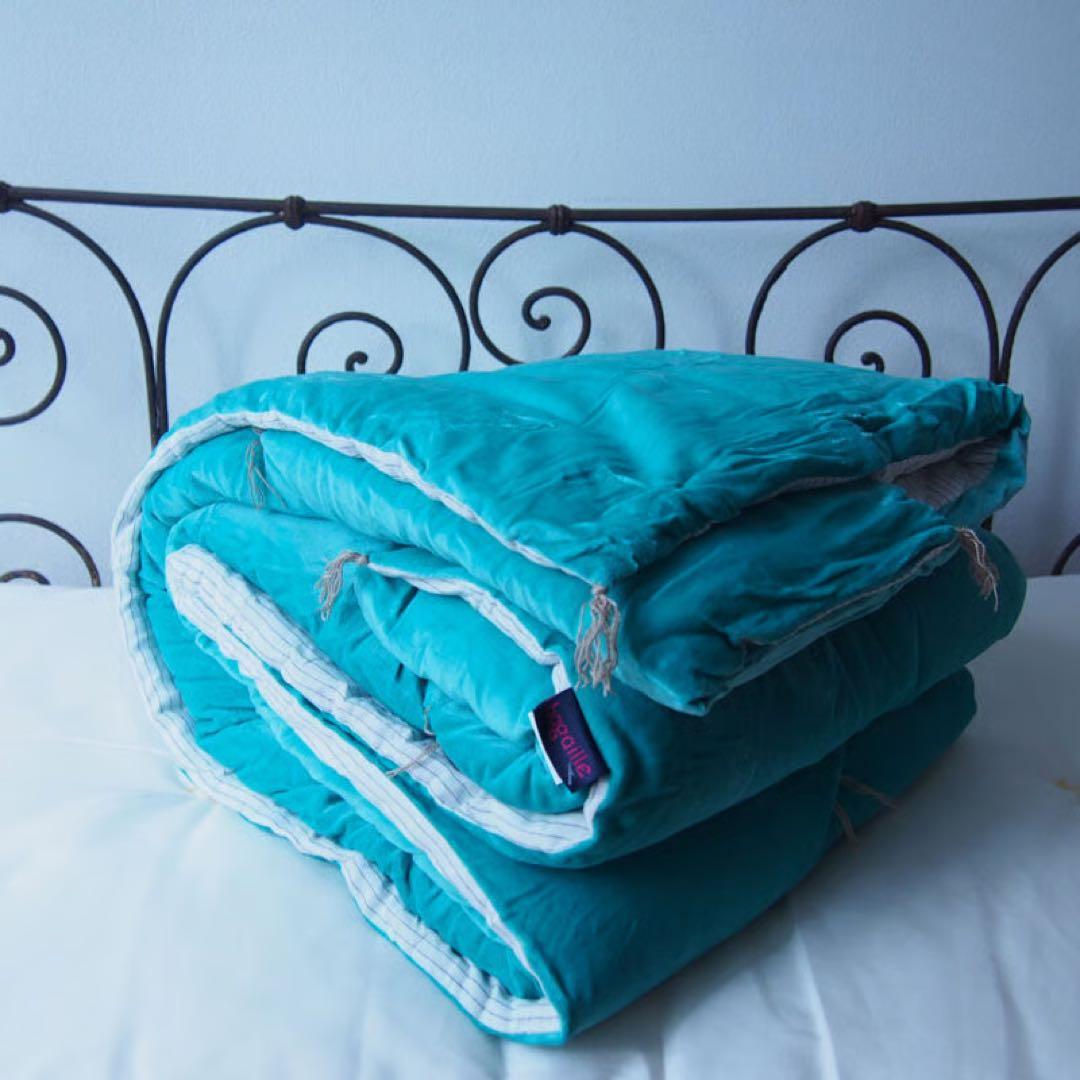 bagaille バガイユ キルト Turquoise　100x190