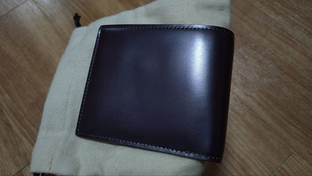 ガンゾ　シェルコードバン 2 【小銭入れ付き二つ折り財布】