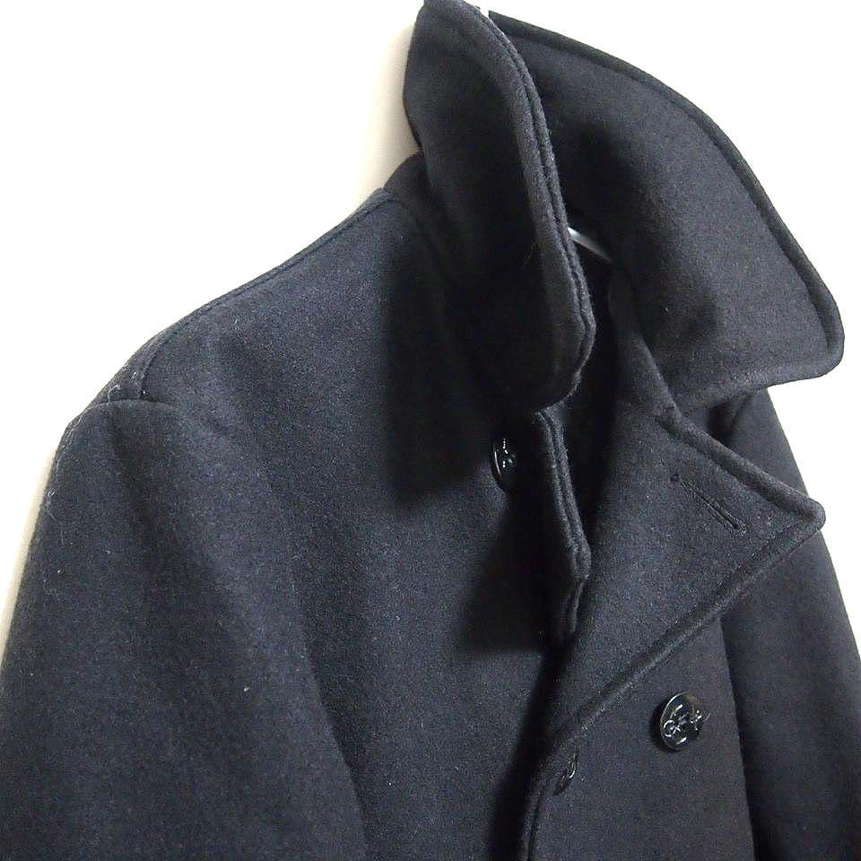 ビンテージ美品　Schott　740N　メルトンウール　ピーコート　ブラック