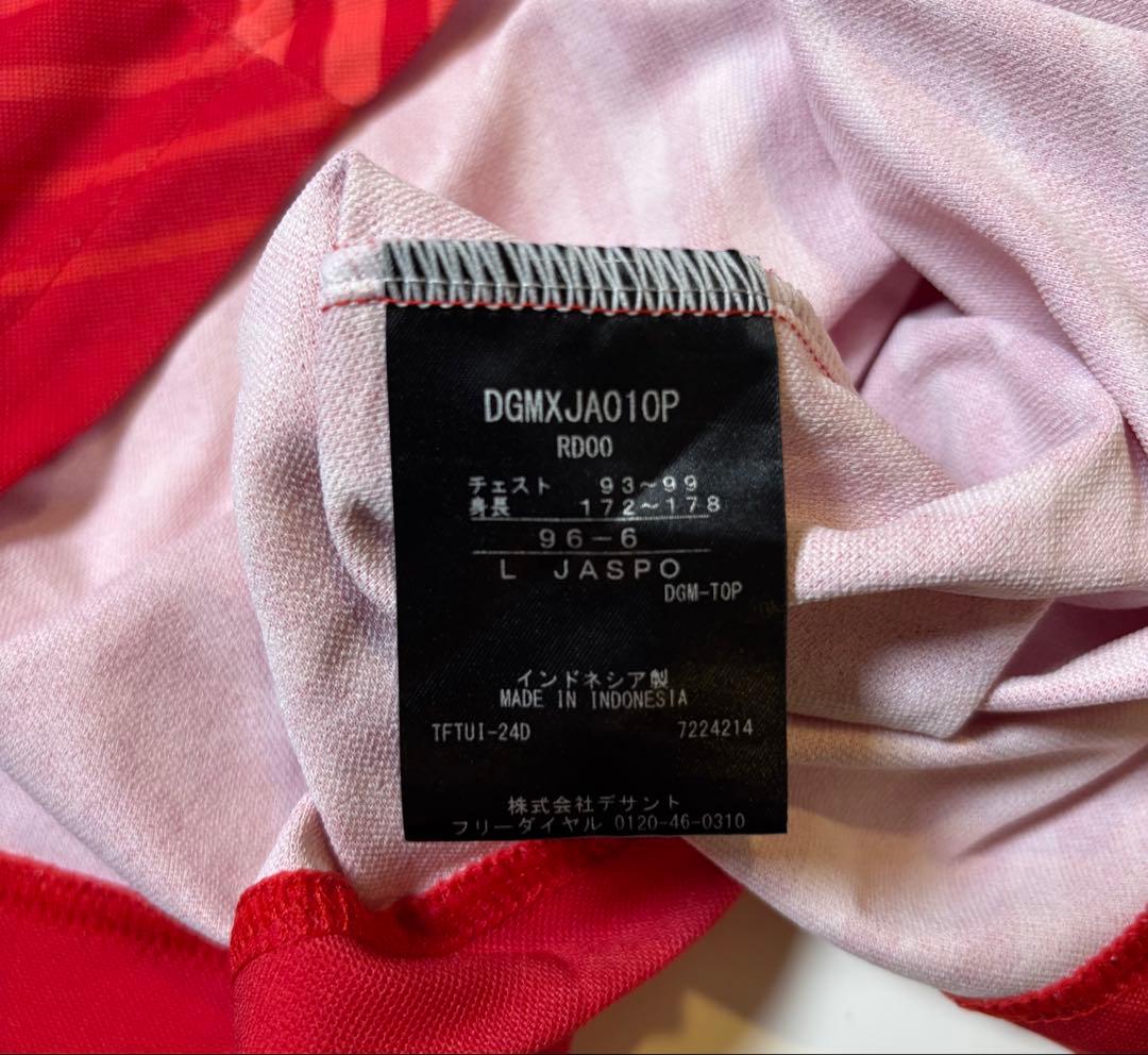 デサント オリンピック ゴルフウェア レッド L