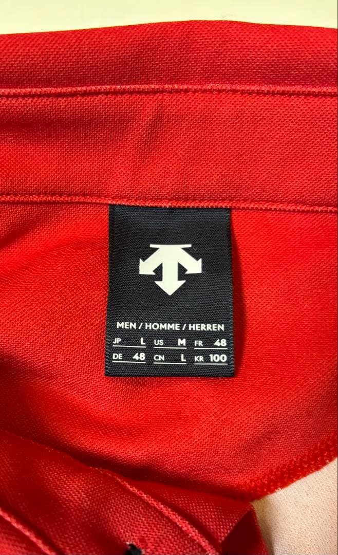 デサント オリンピック ゴルフウェア レッド L