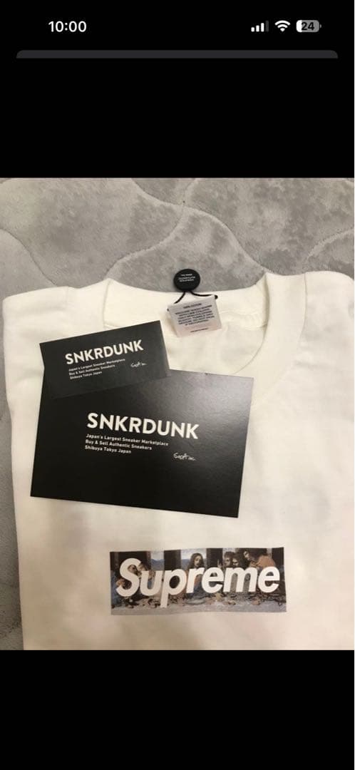 Supreme Milan Box Logo Tee 21SS 最後の晩餐