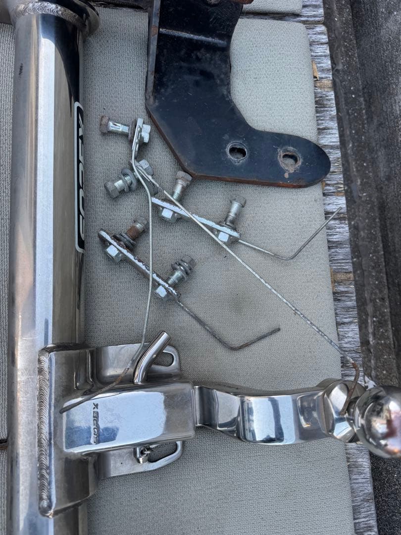 20アルファード SOREX ヒッチメンバー　ステンレス