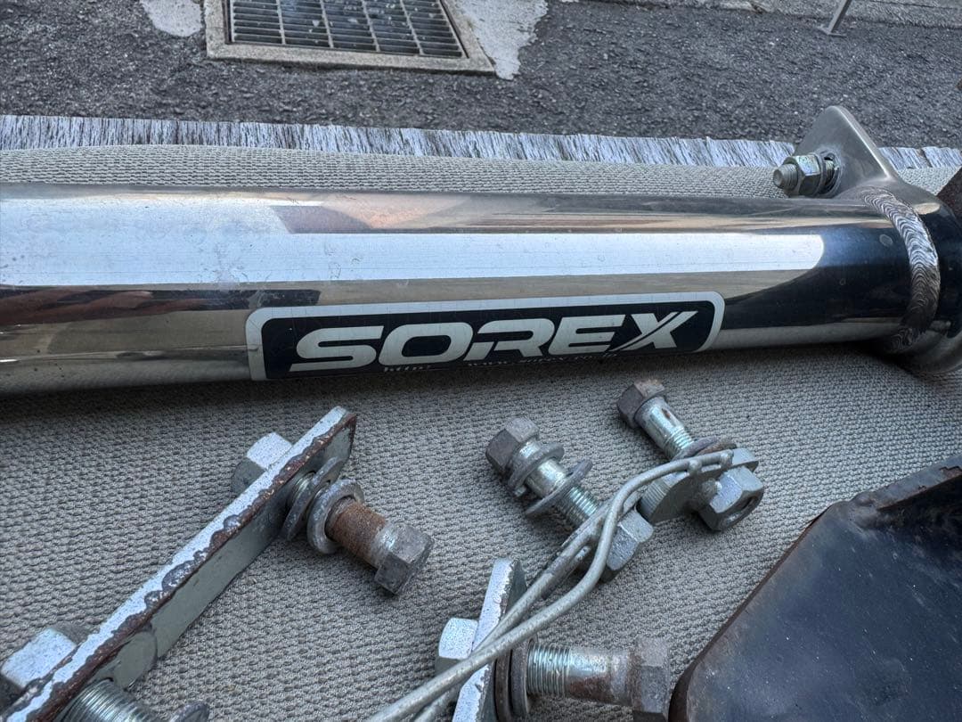 20アルファード SOREX ヒッチメンバー　ステンレス