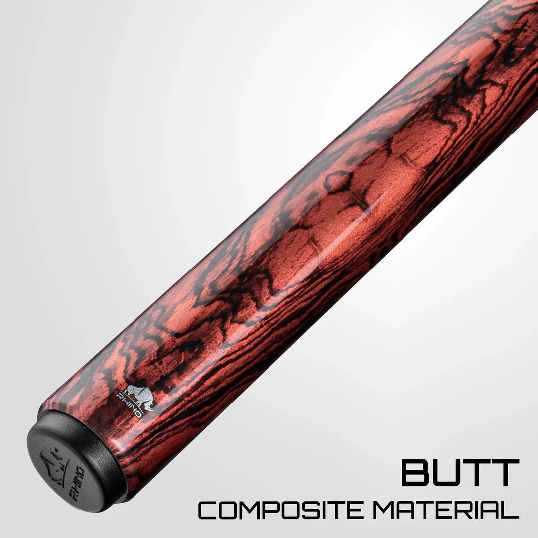 【新品】【Rhino】レトロ カーボン プールキュー ココボロ ラップレス