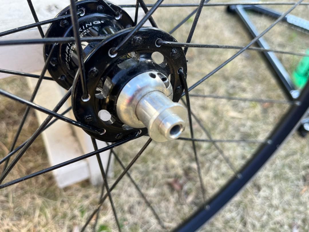 クリスキング　R45 ロードハブ　velocityリム