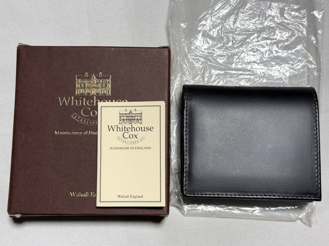 ホワイトハウスコックス S1975 コンパクトウォレット ブライドルレザー