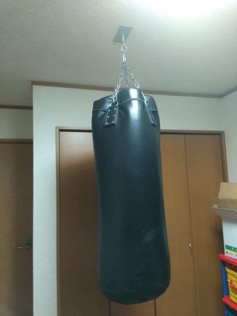 ク*ノ様 引き取り限定　サンドバッグ　黒　レーザー　中古