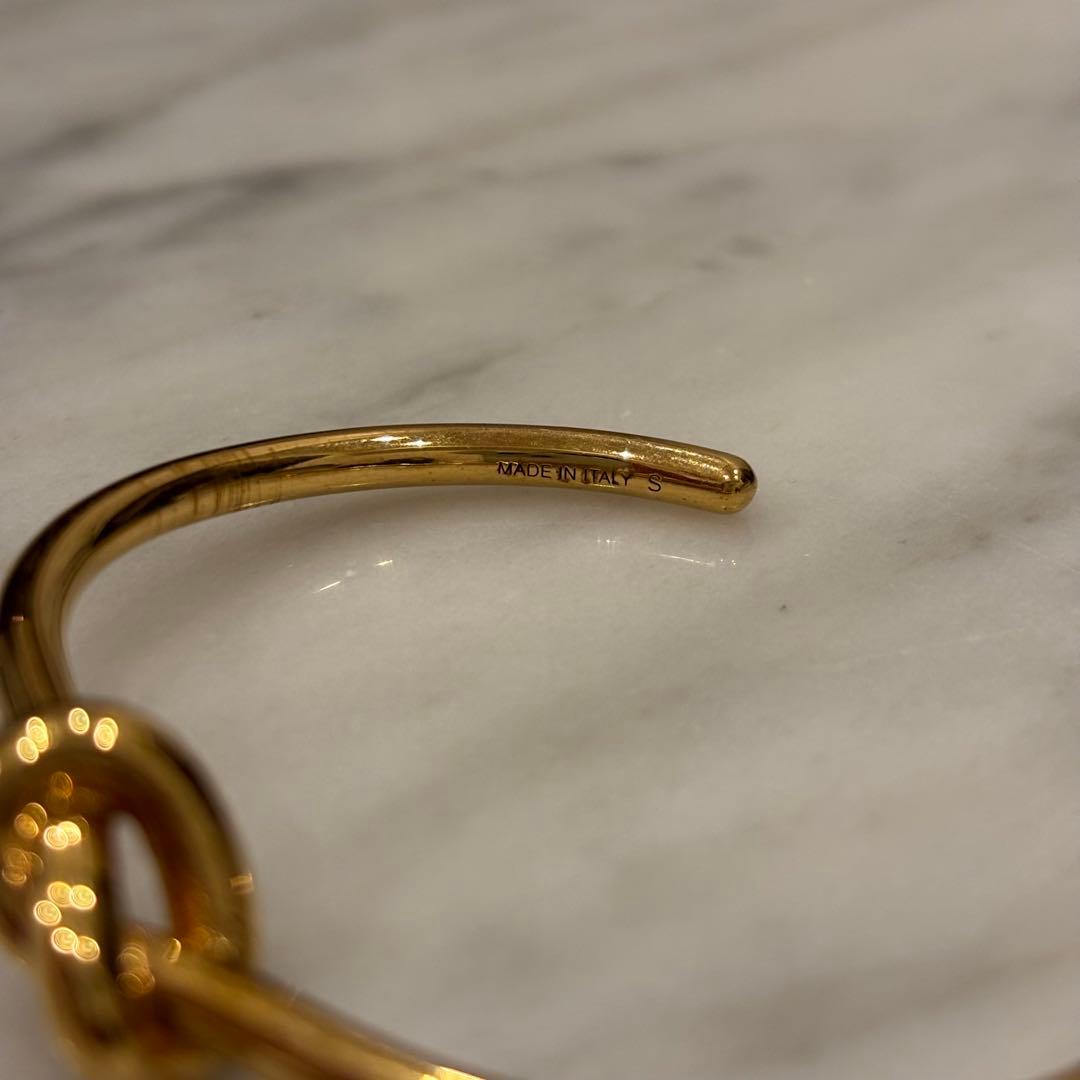 CELINE セリーヌ ノット ブレスレット ゴールド