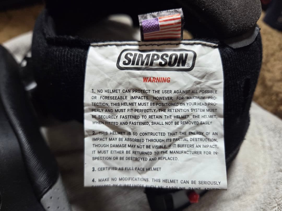 SIMPSOM フルフェイスヘルメット シンプソン ヴェノム