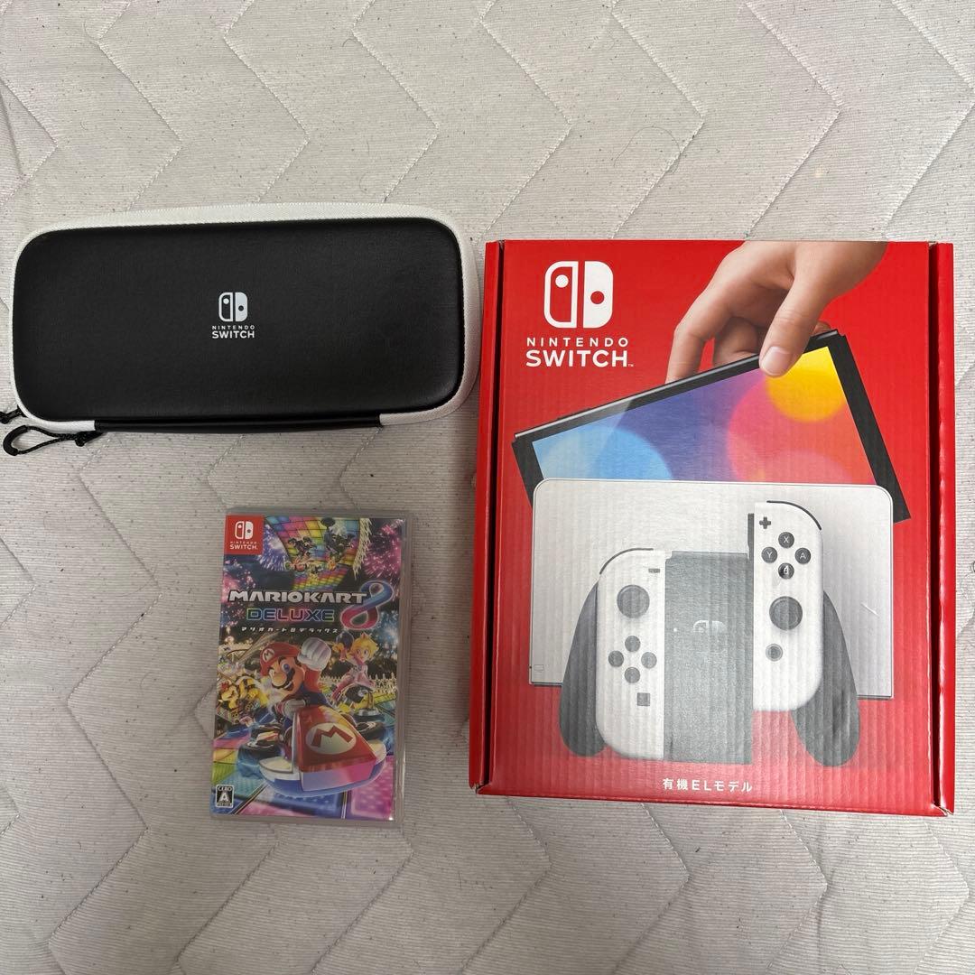 Nintendo Switch (OLEDモデル) ホワイト　マリオカート付き