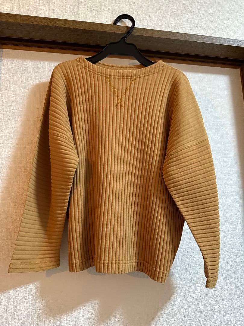 ISSEY MIYAKE me リブ編みスウェット