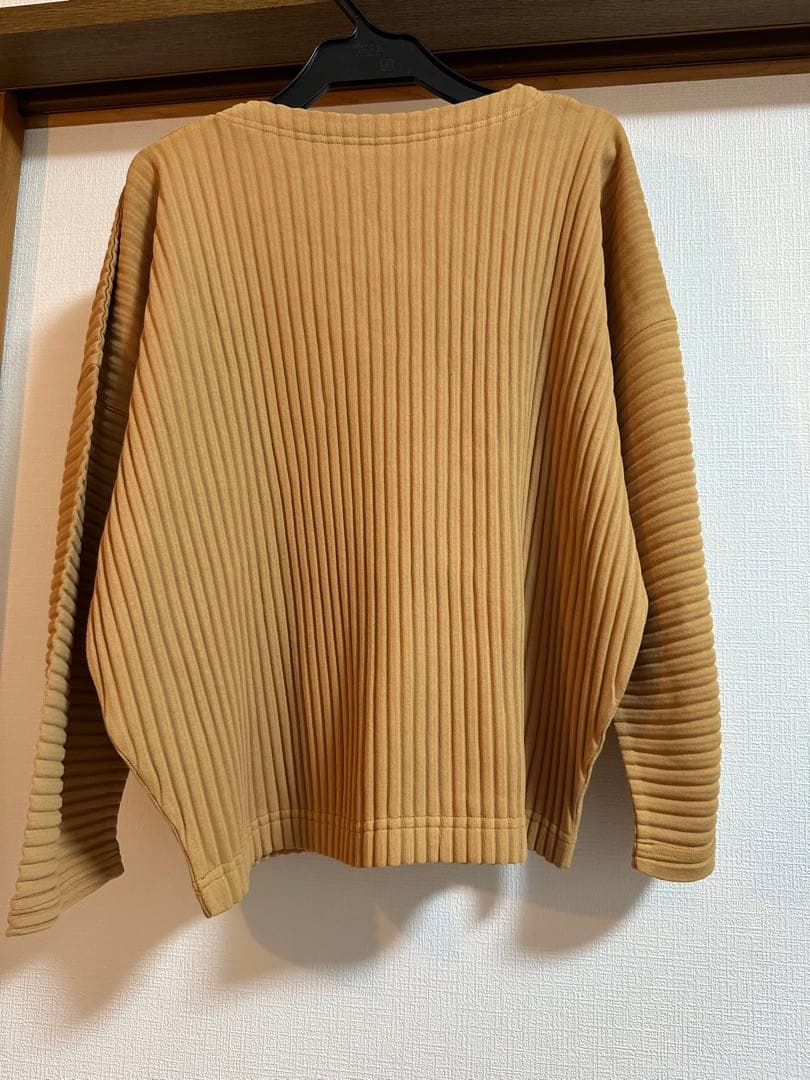 ISSEY MIYAKE me リブ編みスウェット