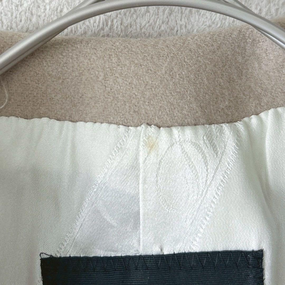美品✨　ドゥロワー チェスターコート　シングル　　シルク　ベージュ　36