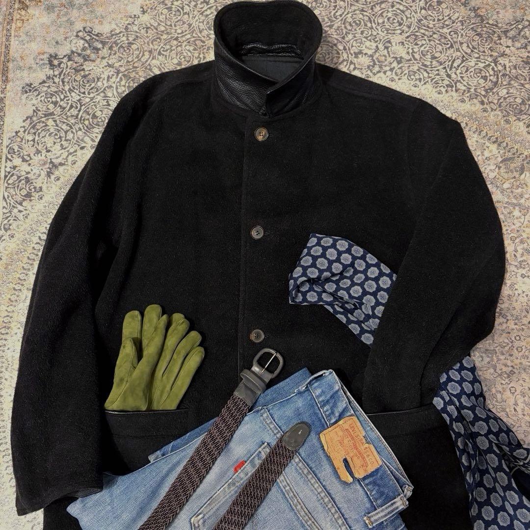 伝説の老舗 90s SULKA Wool Coat 検 ARNYS COMORI