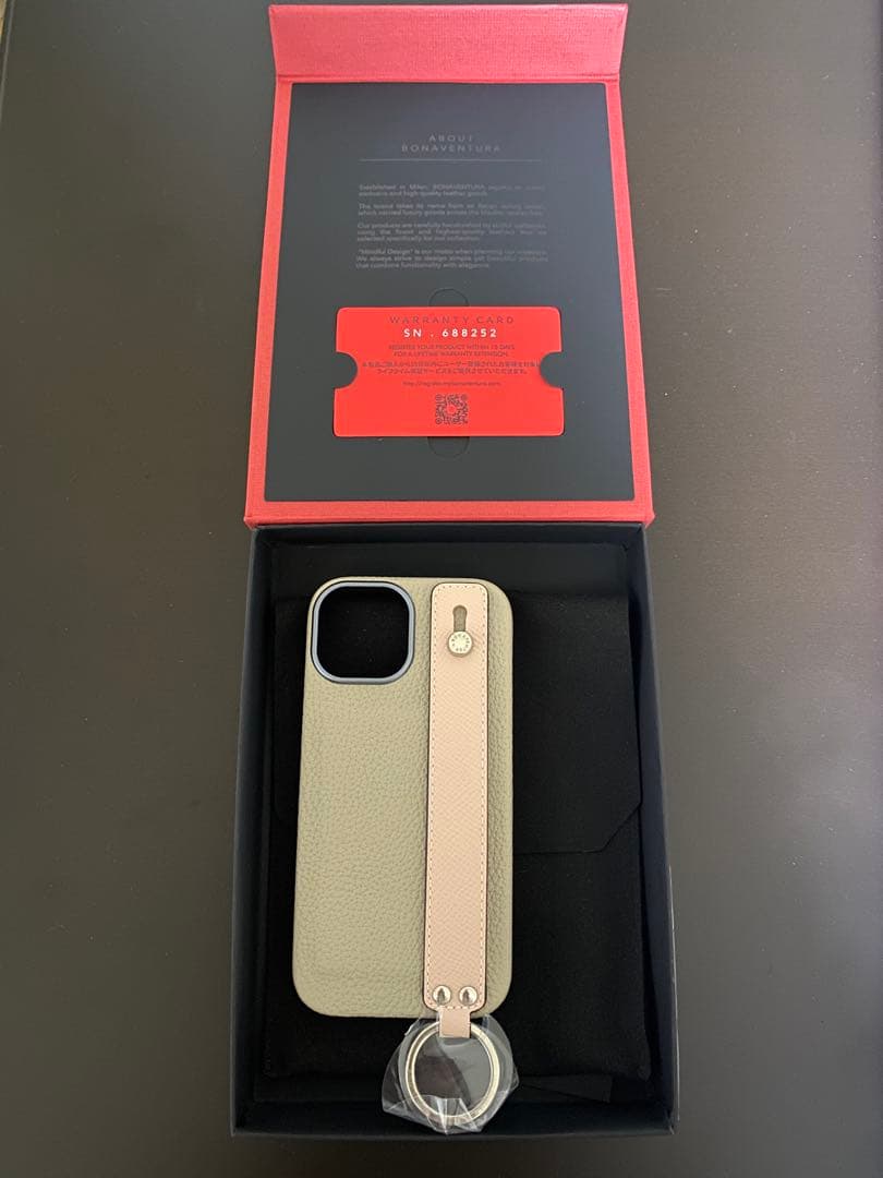 ボナベンチュラiPhoneハンドル付き　バックカバー【新品】