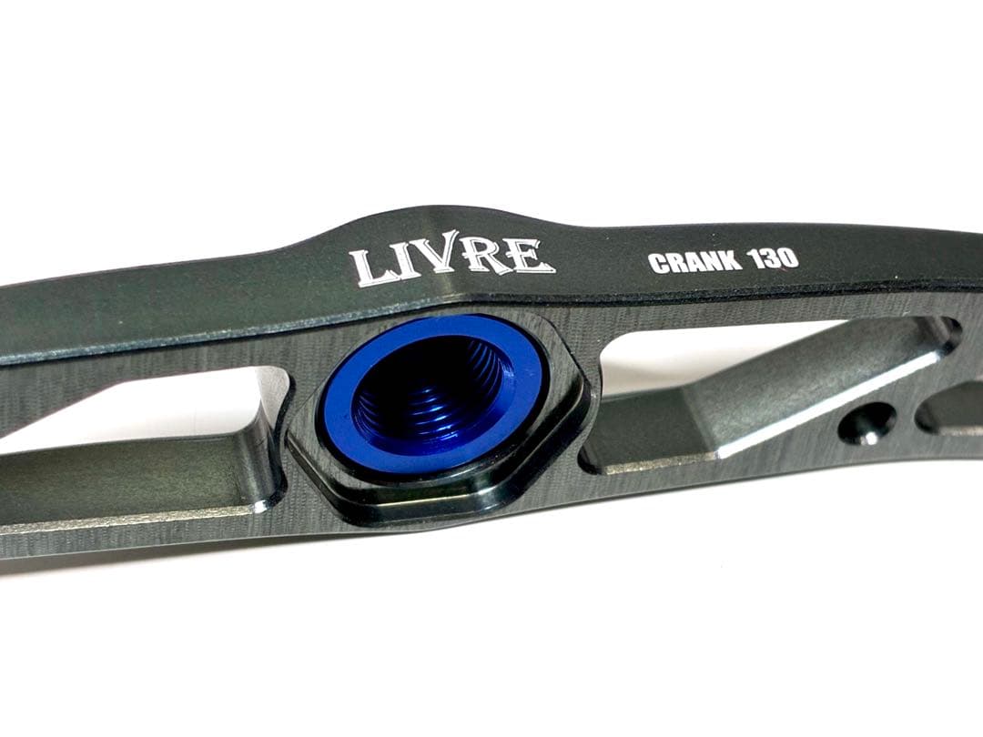 リブレ ハンドルプレート クランク 130mm 　ダイワ/Abu 左巻用ナット付