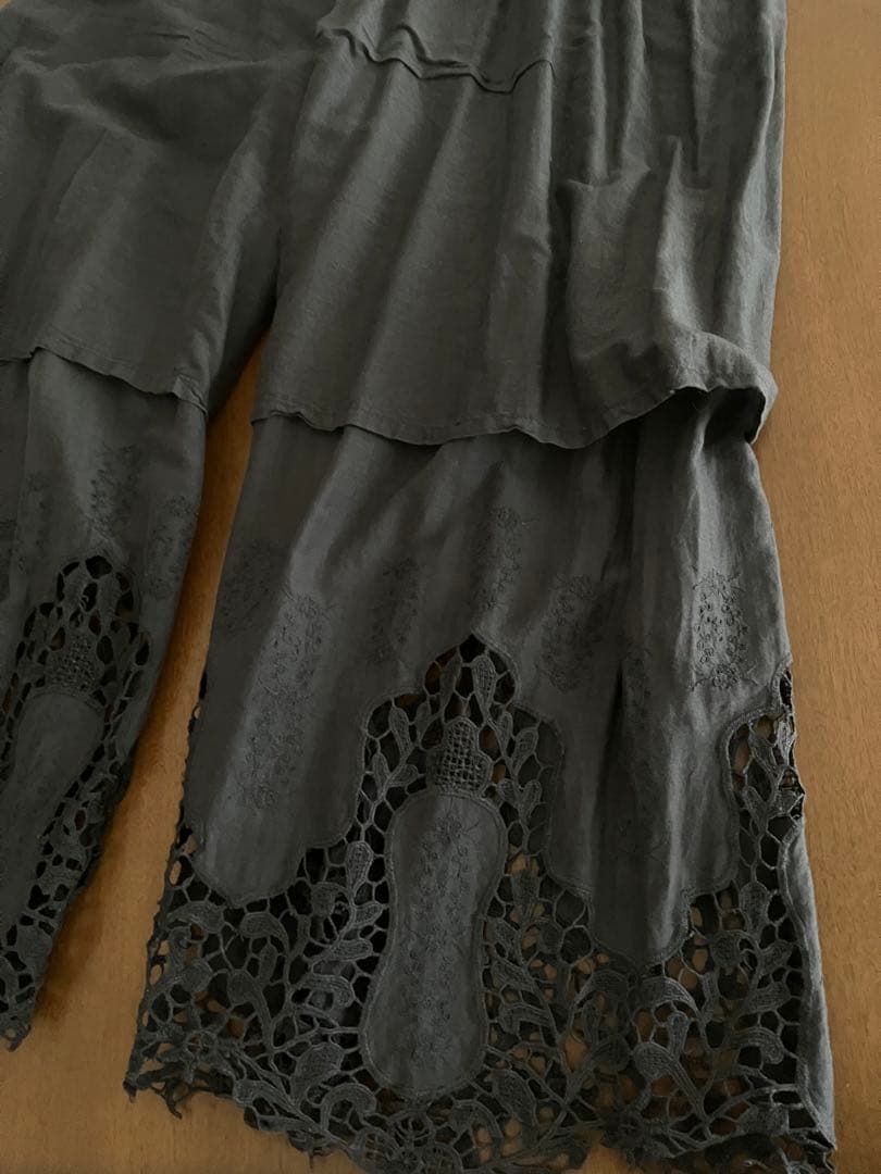 ヨイン【ファーファー】サロペット ロンパース コンビネゾン アンティークレース