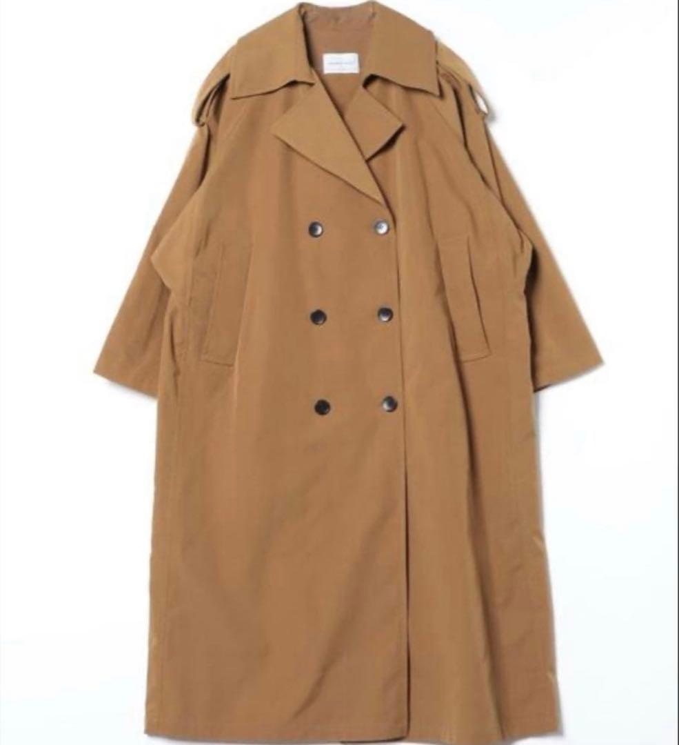 アダムエロペ　ドルマンオーバートレンチコート