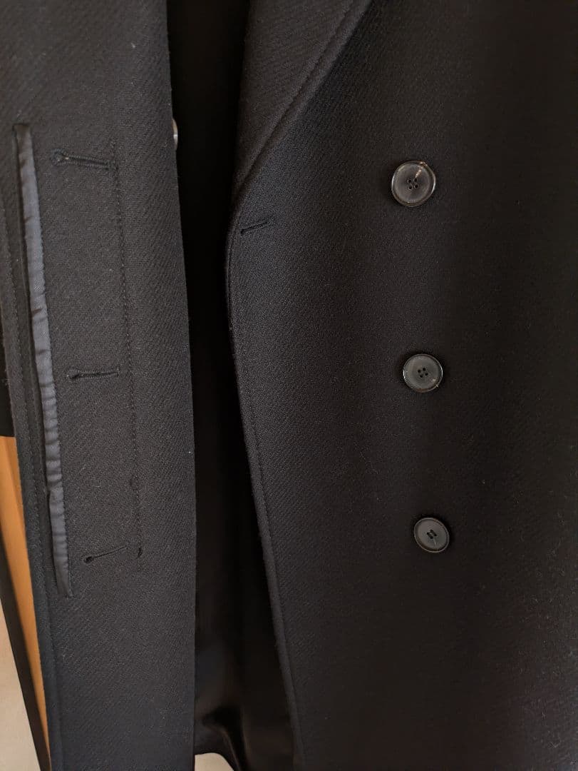 ZARA ブラック ロングコート Mantecoウール