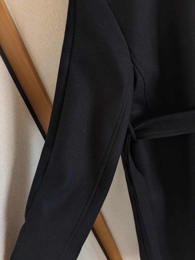 ZARA ブラック ロングコート Mantecoウール