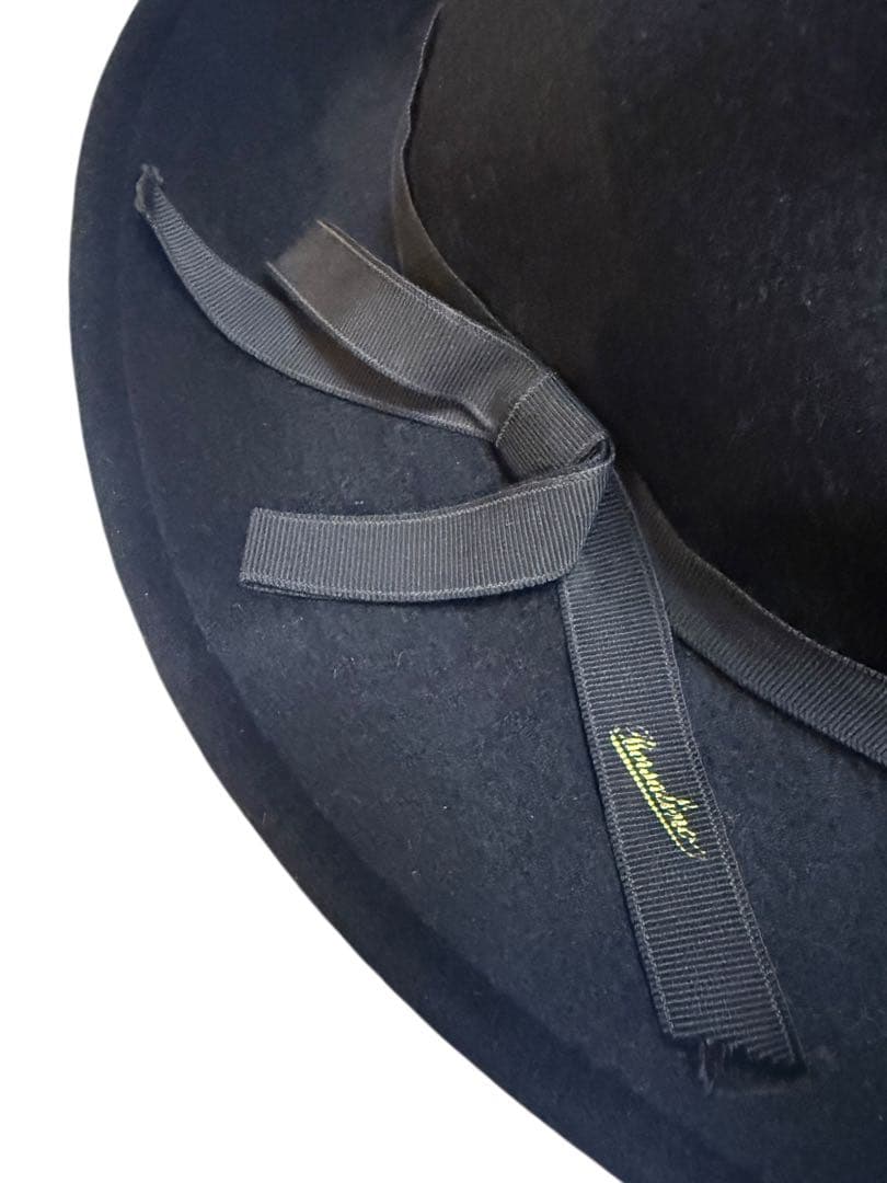 90s Y's for men × Borsalino 中折れフェルトハット 黒