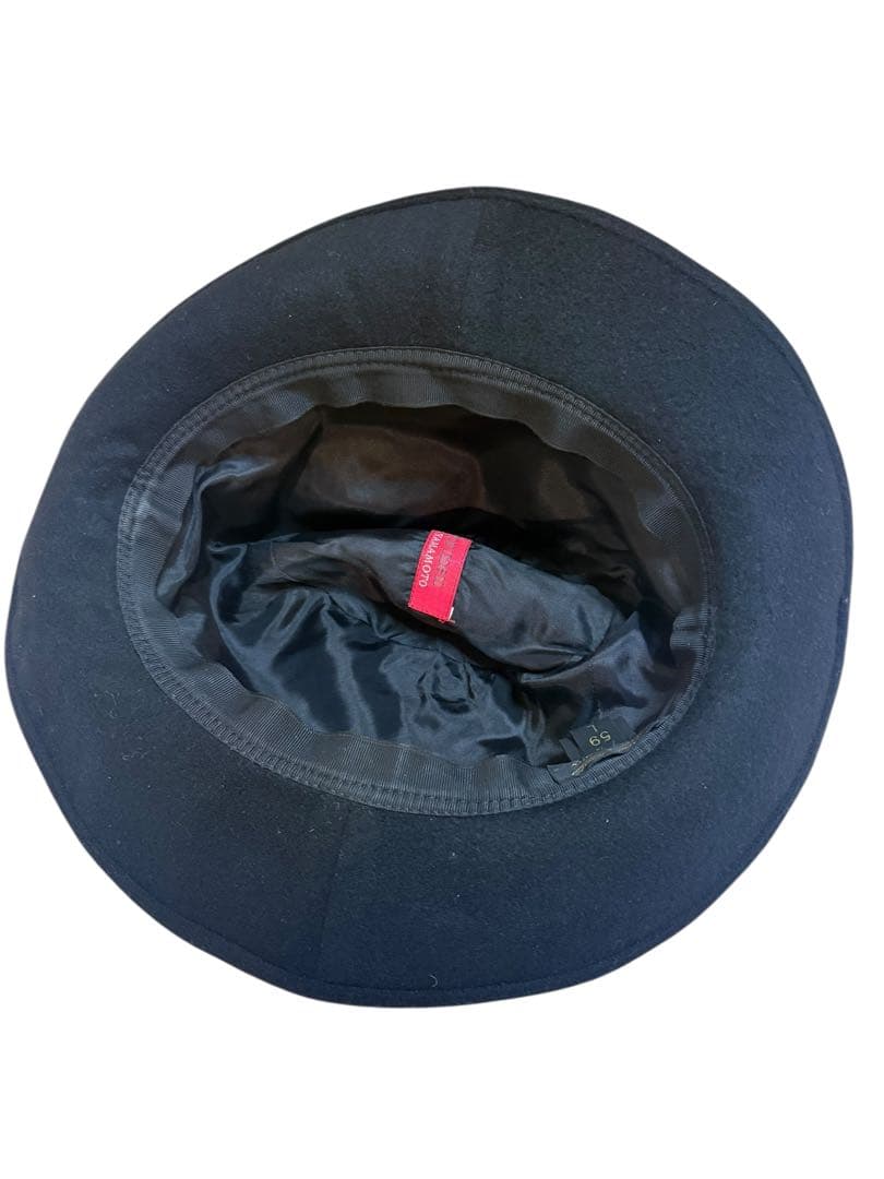 90s Y's for men × Borsalino 中折れフェルトハット 黒