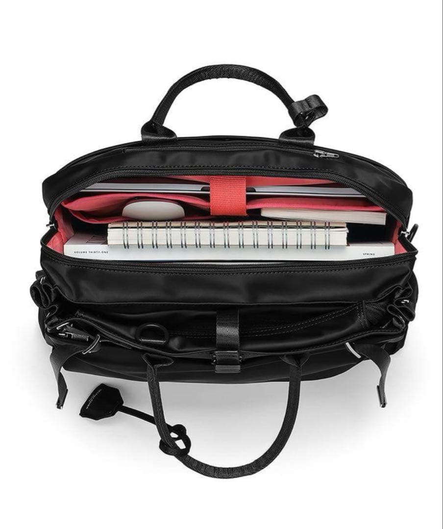 SELENT ÉTHER セレーンエテール　 ブラック&ピンク　トートバッグ