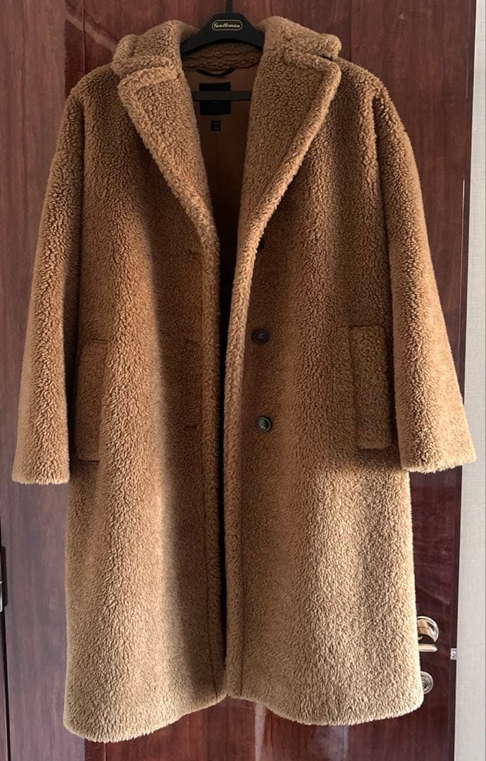 マックスマーラ　Max Mara テディベアコート キャメルブラウン　42