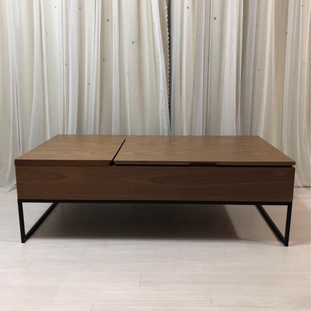 ヤドカリさま専用！ ニトリ 昇降センターテーブル(Nヒバリ 120 )