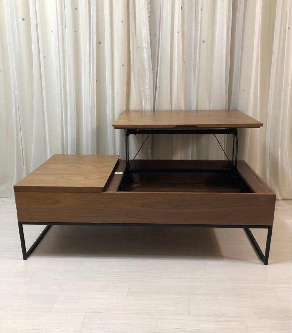 ヤドカリさま専用！ ニトリ 昇降センターテーブル(Nヒバリ 120 )