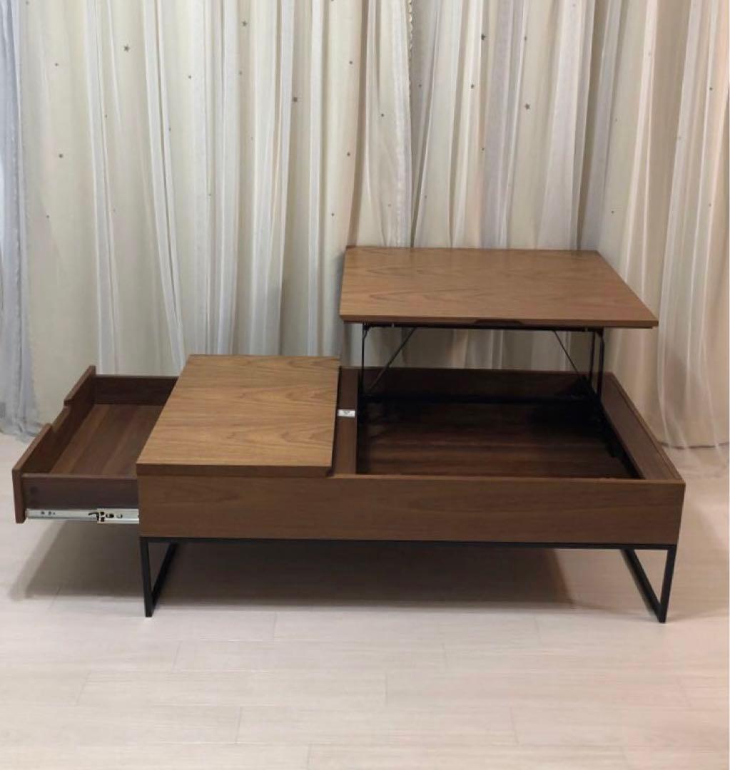 ヤドカリさま専用！ ニトリ 昇降センターテーブル(Nヒバリ 120 )