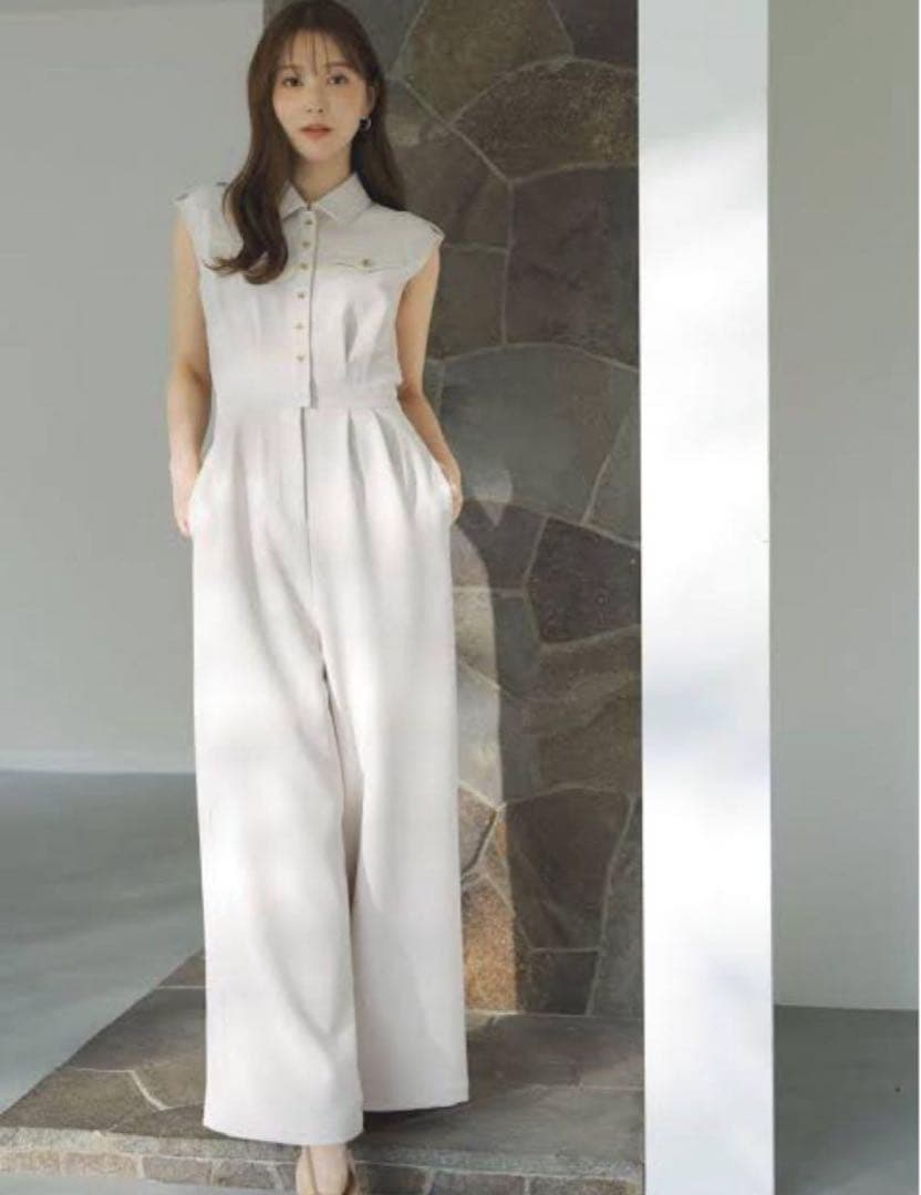 新品未使用　正規品SNIDEL トレンチディテールオールインワン　IVR 1