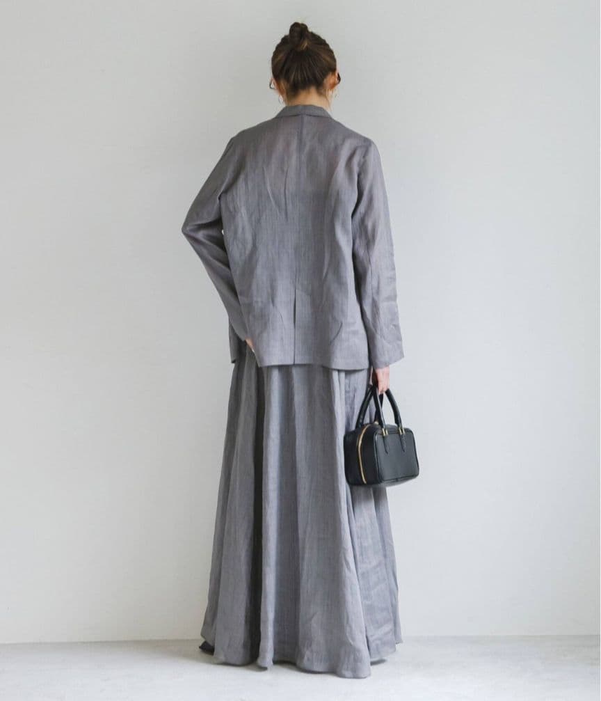 ※358様※【新品】ノーブル ラミーシアーライトジャケット グレー 36