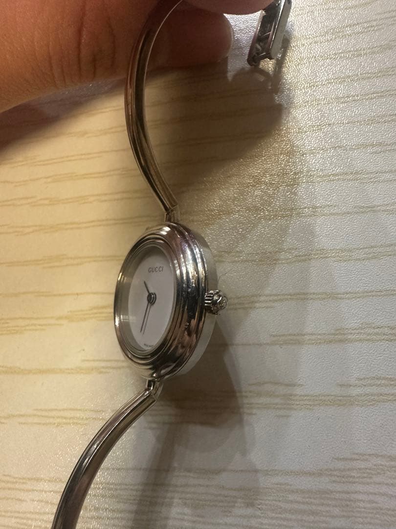 OLD GUCCI アナログ腕時計 シルバー ※修理必須