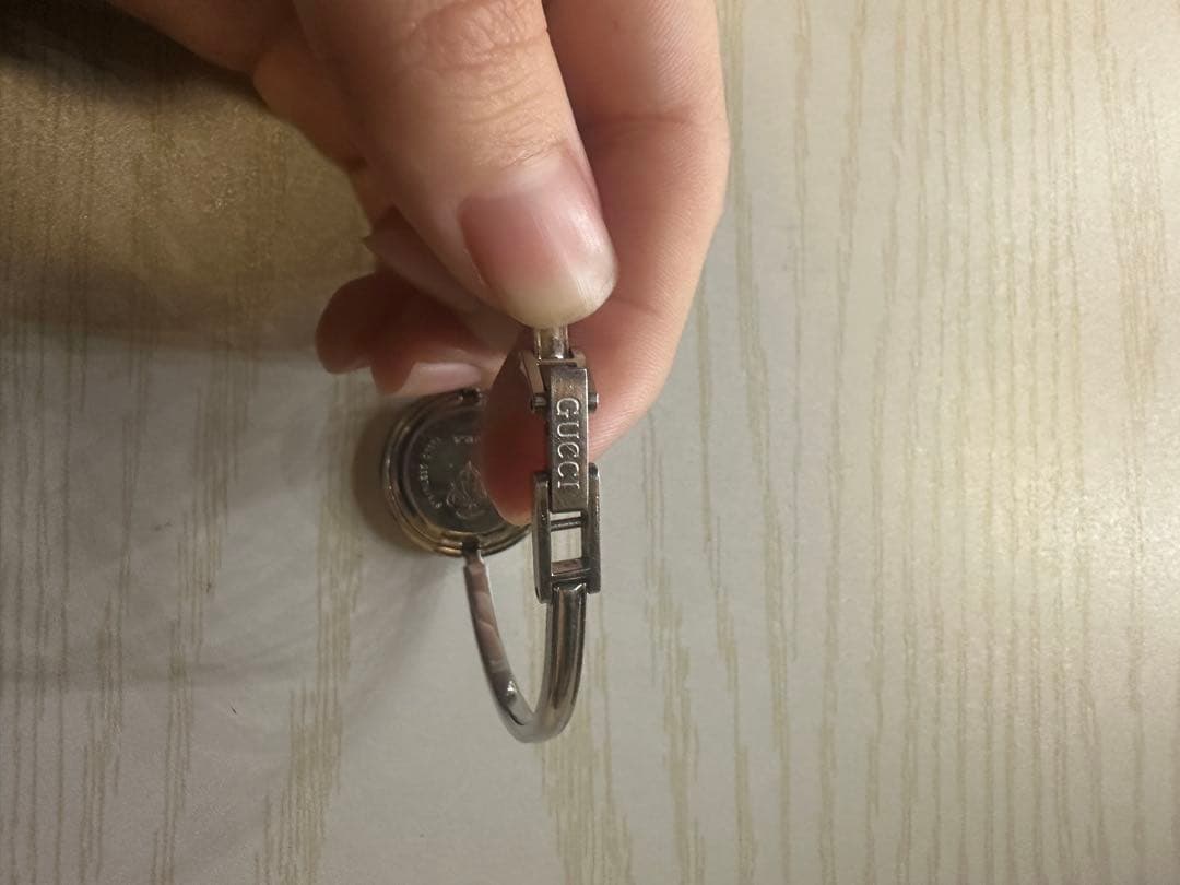 OLD GUCCI アナログ腕時計 シルバー ※修理必須