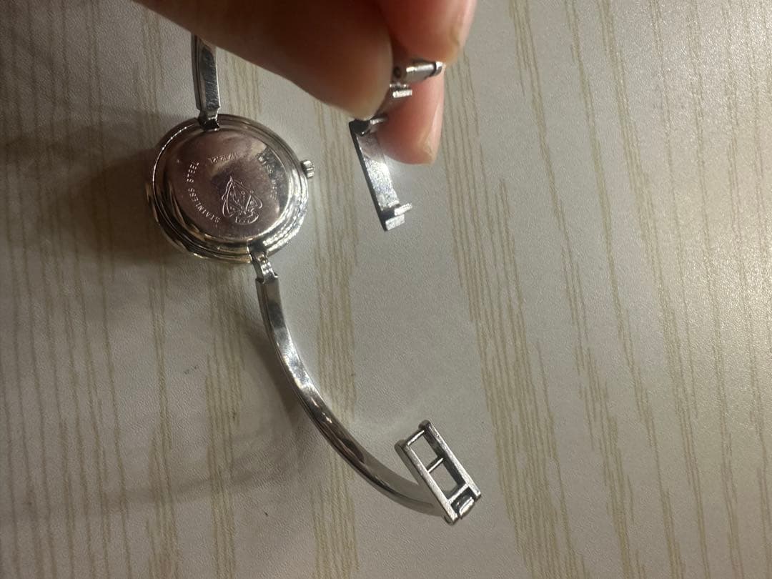 OLD GUCCI アナログ腕時計 シルバー ※修理必須