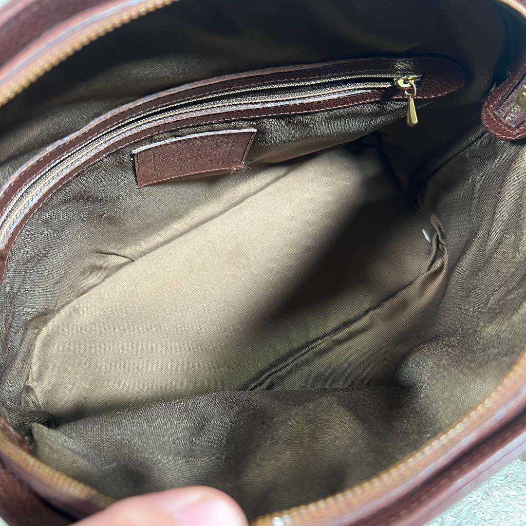 オールドコーチ　ショルダーバッグ　2way　マディソン　レザー　ブラウン