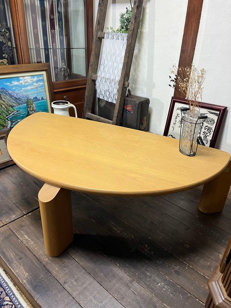 大塚家具 リビングテーブル 天然木