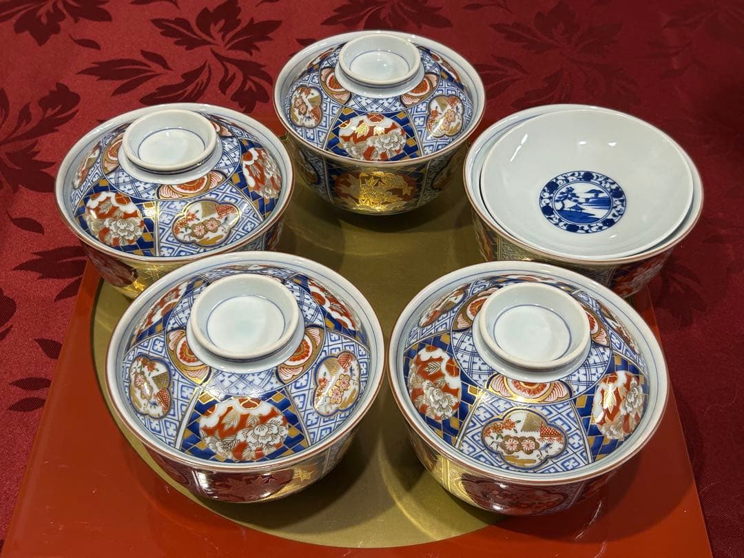 5名様　お正月懐石膳　古伊万里　未使用　35点セット