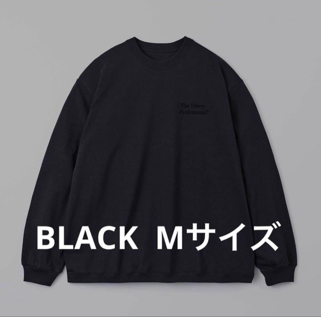 トップス ennoy Long sleeve hem rib tee (BLACK) M