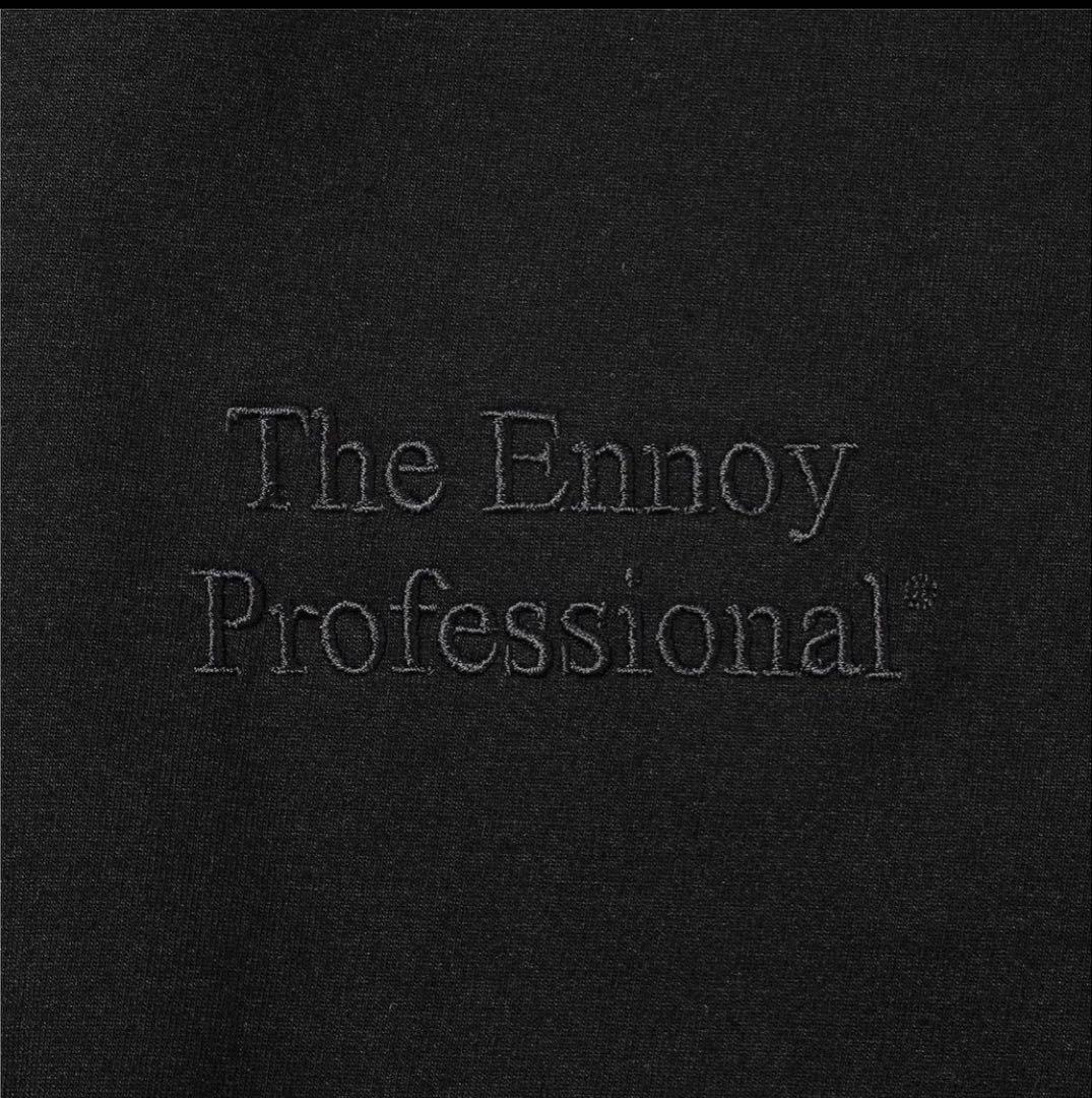 トップス ennoy Long sleeve hem rib tee (BLACK) M