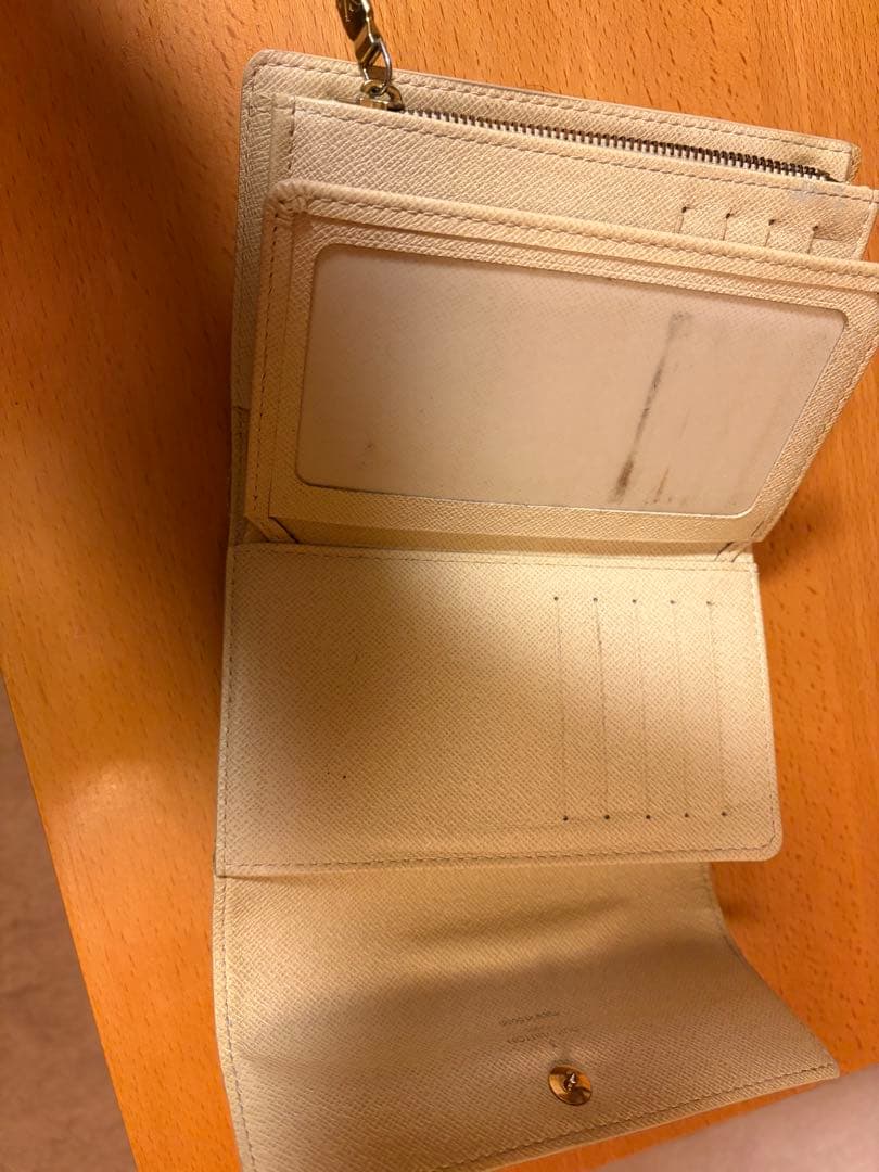 ルイ・ヴィトン ダミエ柄 三つ折り財布