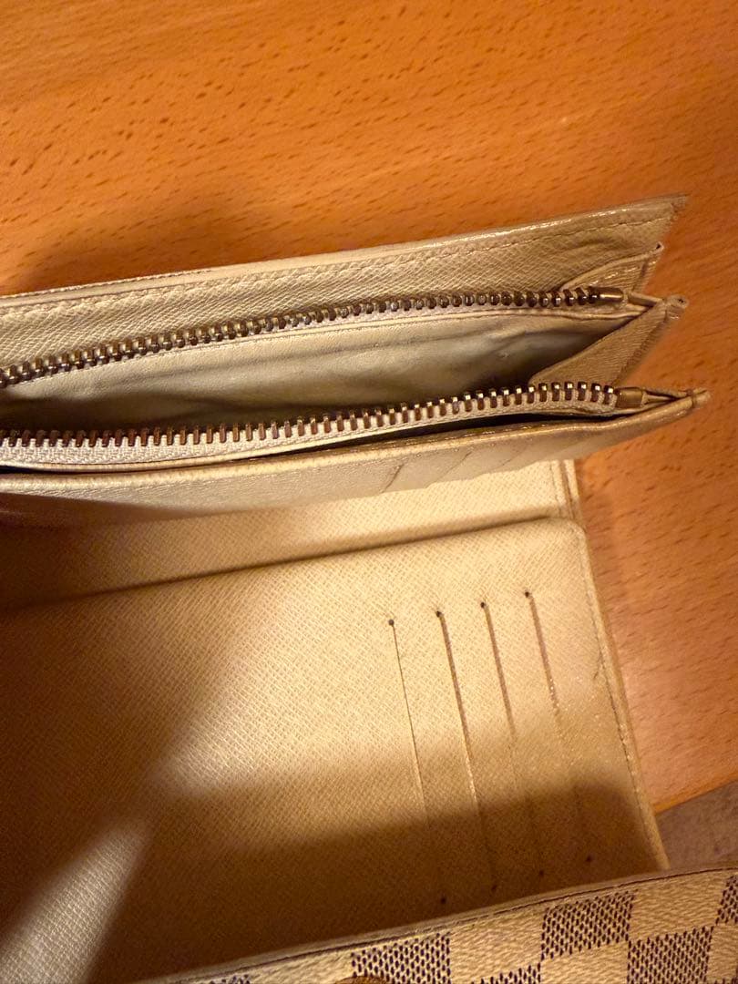 ルイ・ヴィトン ダミエ柄 三つ折り財布